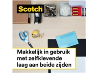 Een Plakband Scotch Magic 665 19mmx33m dubbelzijdig koop je bij VHK Kantoorartikelen