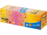 Een Memoblok 3M Post-it 654 76x76mm neon assorti 21 + 3 gratis koop je bij Hoekmankantoorartikelen.nl