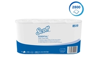 Een Toiletpapier Scott Essential 2-laags 350 vel wit 8519 koop je bij VHK Kantoorartikelen