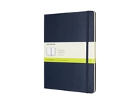 Een Notitieboek Moleskine XL 190x250mm blanco hard cover sapphire blue koop je bij VHK Kantoorartikelen