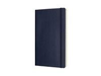 Een Notitieboek Moleskine large 130x210mm lijn soft cover sapphire blue koop je bij VHK Kantoorartikelen