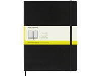 Een Notitieboek Moleskine XL 190x250mm ruit 5x5 hard cover zwart koop je bij VHK Kantoorartikelen