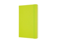 Een Notitieboek Moleskine large 130x210mm lijn hard cover lemon green koop je bij VHK Kantoorartikelen