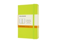 Een Notitieboek Moleskine pocket 90x140mm lijn hard cover lemon green koop je bij VHK Kantoorartikelen