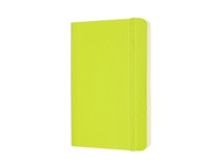 Een Notitieboek Moleskine pocket 90x140mm blanco soft cover lemon green koop je bij VHK Kantoorartikelen