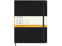 Een Notitieboek Moleskine XL 190x250mm lijn hard cover zwart koop je bij Hoekmankantoorartikelen.nl