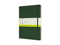 Een Notitieboek Moleskine XL 190x250mm blanco hard cover myrtle green koop je bij VHK Kantoorartikelen