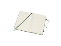 Een Notitieboek Moleskine pocket 90x140mm ruit 5x5mm hard cover myrtle green koop je bij VHK Kantoorartikelen