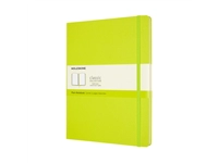 Een Notitieboek Moleskine XL 190x250mm blanco hard cover lemon green koop je bij VHK Kantoorartikelen