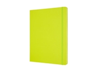 Een Notitieboek Moleskine XL 190x250mm blanco hard cover lemon green koop je bij VHK Kantoorartikelen