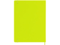 Een Notitieboek Moleskine XL 190x250mm blanco hard cover lemon green koop je bij VHK Kantoorartikelen