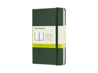 Een Notitieboek Moleskine pocket 90x140mm blanco hard cover myrtle green koop je bij VHK Kantoorartikelen