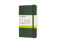 Een Notitieboek Moleskine pocket 90x140mm blanco soft cover myrtle green koop je bij VHK Kantoorartikelen