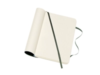 Een Notitieboek Moleskine pocket 90x140mm blanco soft cover myrtle green koop je bij VHK Kantoorartikelen