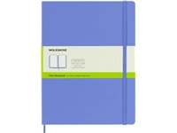 Een Notitieboek Moleskine XL 190x250mm blanco hard cover hydrangea blue koop je bij VHK Kantoorartikelen