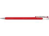 Een Gelschrijver Pentel K110 Mattehop medium rood koop je bij VHK Kantoorartikelen