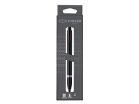 Een Balpen Parker IM black purple vibrant ring medium blister à 1 stuk koop je bij VHK Kantoorartikelen