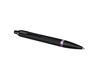 Een Balpen Parker IM black purple vibrant ring medium blister à 1 stuk koop je bij VHK Kantoorartikelen