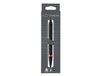 Een Balpen Parker IM black orange vibrant ring medium blister à 1 stuk koop je bij VHK Kantoorartikelen