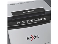 Een Papiervernietiger Rexel Optimum Auto+ 90X snippers 4x28mm koop je bij VHK Kantoorartikelen