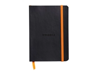 Een Notitieboek Rhodia A6 lijn 72 vel 90gr zwart koop je bij VHK Kantoorartikelen