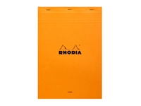 Een Schrijfblok Rhodia A4 lijn 80 vel 80gr oranje koop je bij VHK Kantoorartikelen