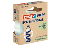 Een Plakband Tesa eco&crystal 59034 19mmx33m transparant blister koop je bij VHK Kantoorartikelen