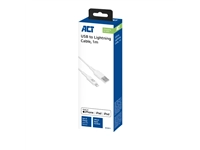 Een Kabel ACT USB 2.0 naar Lightning laad -en data 1 meter koop je bij VHK Kantoorartikelen