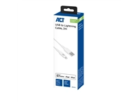 Een Kabel ACT USB 2.0 naar Lightning laad -en data 2 meter koop je bij VHK Kantoorartikelen