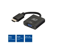 Een Adapter ACT HDMI naar VGA met audio koop je bij VHK Kantoorartikelen