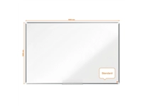 Een Whiteboard Nobo Premium Plus 100x150cm staal koop je bij VHK Kantoorartikelen