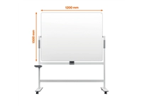 Een Whiteboard Nobo Move & Meet kantelbaar 120x150cm koop je bij VHK Kantoorartikelen