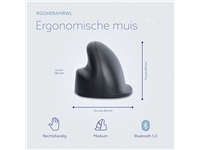 Een Muis R-Go Ergonomisch HE Basic Wireless Rechts M koop je bij Hoekmankantoorartikelen.nl