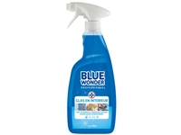 Een Glasreiniger Blue Wonder Prof glas en interieur spray 1liter koop je bij VHK Kantoorartikelen