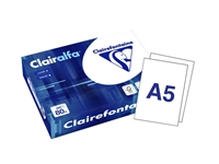 Een Kopieerpapier Clairefontaine Clairalfa A5 80gr wit 500 vel koop je bij Hoekmankantoorartikelen.nl