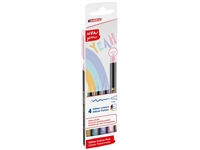 Een Fineliner edding 1200 fijn glitter pastel assorti set à 4 stuks koop je bij Hoekmankantoorartikelen.nl