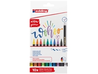 Een Brushpen edding 1340 glitter assorti set à 10 stuks koop je bij Hoekmankantoorartikelen.nl