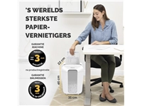 Een Papiervernietiger Fellowes Powershred LX70 snippers 4x40mm wit koop je bij VHK Kantoorartikelen