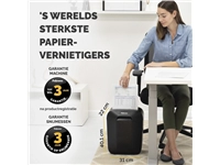 Een Papiervernietiger Fellowes Powershred LX50 snippers 4x37mm zwart koop je bij VHK Kantoorartikelen