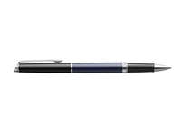 Een Rollerpen Waterman Hémisphère Colour Blocking black en blue CT fijn koop je bij Hoekmankantoorartikelen.nl