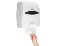 Een Handdoekroldispenser Kimberly Clark met sensor wit 9960 koop je bij Hoekmankantoorartikelen.nl