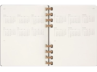 Een Life planner 2025 Moleskine 12M Spiral 7dagen/2pagina's extra large hc black koop je bij Hoekmankantoorartikelen.nl