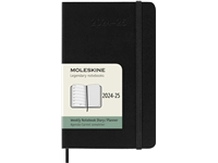 Een Agenda 2024/2025 Moleskine 18M Planner Weekly 7dagen/1pagina pocket hc black koop je bij VHK Kantoorartikelen