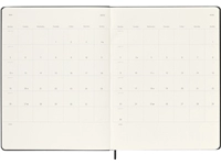 Een Agenda 2024/2025 Moleskine 18M Planner Weekly 7dagen/1pagina extra large hc black koop je bij VHK Kantoorartikelen