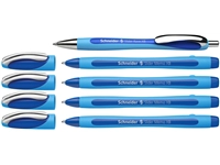 Een Balpen Schneider Slider Memo XB blauw set à 4 stuks + 1 gratis Slider balpen koop je bij VHK Kantoorartikelen