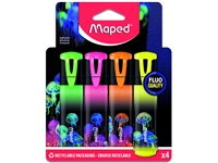 Een Markeerstift Maped Deepsea Paradise set à 4 kleuren koop je bij VHK Kantoorartikelen