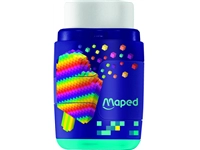 Een Puntenslijper Maped Pixel Party Connect 2-gaats met gum display à 20 stuks koop je bij Hoekmankantoorartikelen.nl