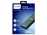 Een SSD Philips externe 250GB USB-C Grijs koop je bij Hoekmankantoorartikelen.nl