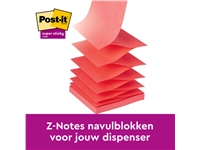 Een Memoblok Post-it 3M Z-Note R330 Super Sticky 76x76mm Carnival 6 stuks koop je bij Hoekmankantoorartikelen.nl