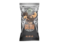 Een Cashewnoten NoyNuts pure choco deluxe mix zak 45 gram koop je bij VHK Kantoorartikelen